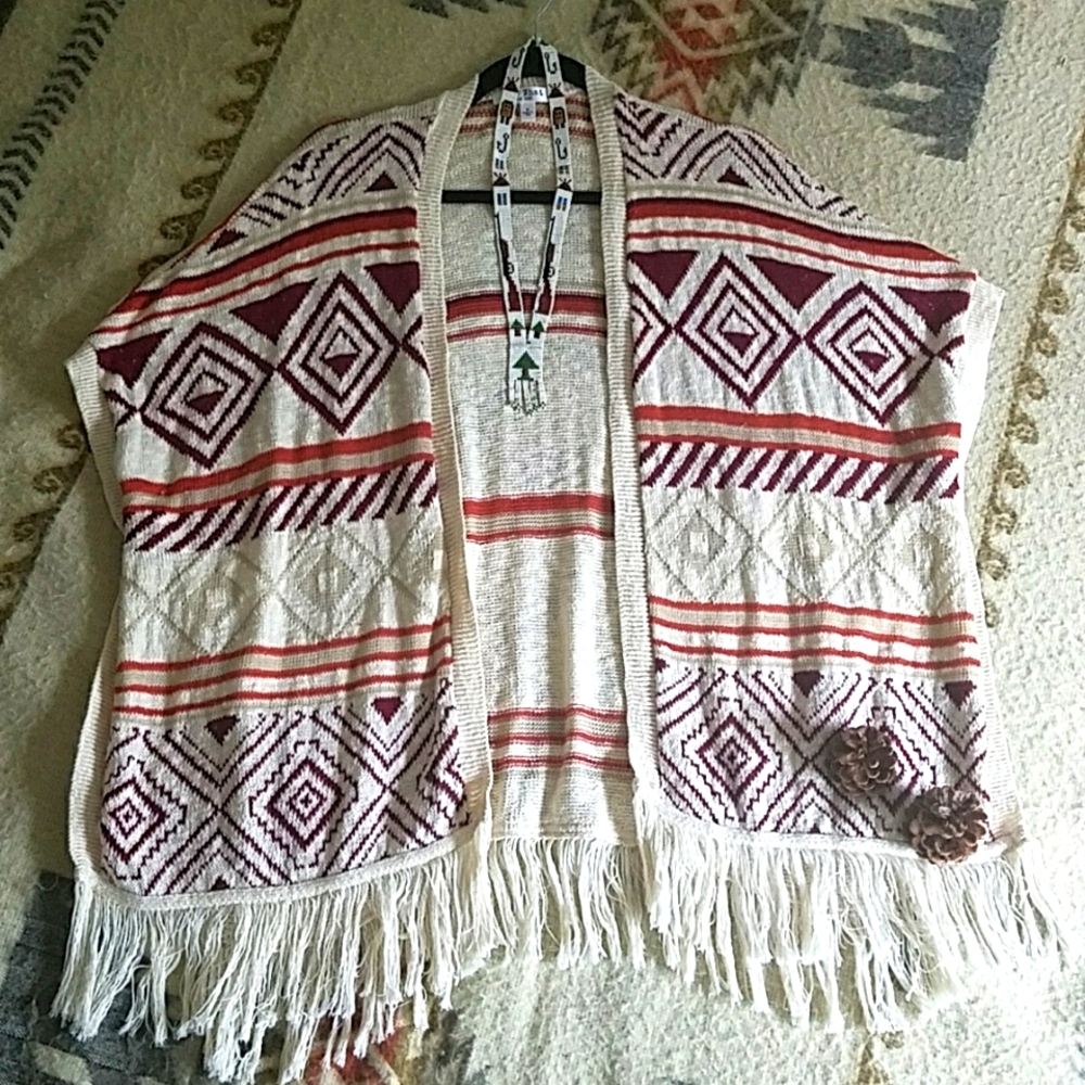 Boho Poncho Duster